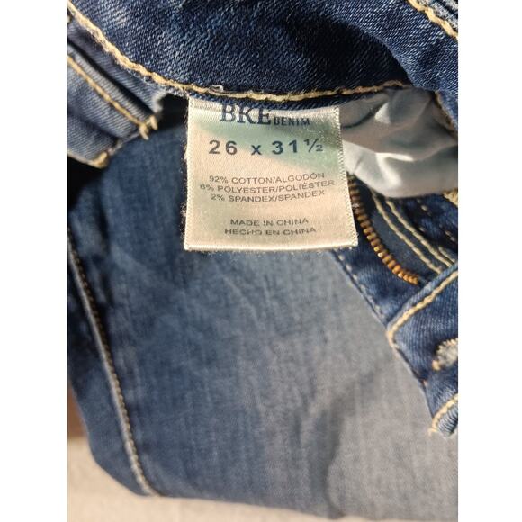 BKE Gabey High Rise Tailored Bootcut Jeans Size 26 × 31.5 Curvy Fit Denim - Picture 6 of 8